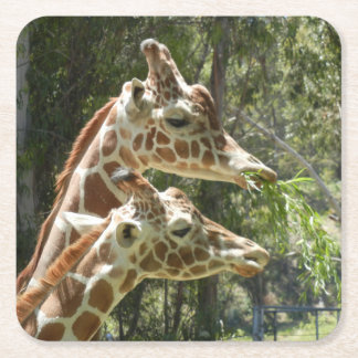 Mama en Baby Giraffe Onderzetter