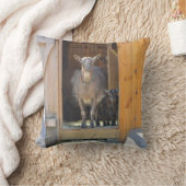 Mama en Baby Goat Pillow Kussen (Deken)