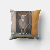 Mama en Baby Goat Pillow Kussen (Achterkant)