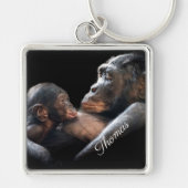 Mama en Baby Gorilla Sleutelhanger (Voorkant)