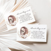 Mama en Baby Hedgehog Woodland Boek Verzoek Informatiekaartje