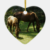 Mama en Baby Keramisch Ornament (Voorkant)