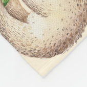 Mama en Baby Luiaard Fleece Deken (Hoek)