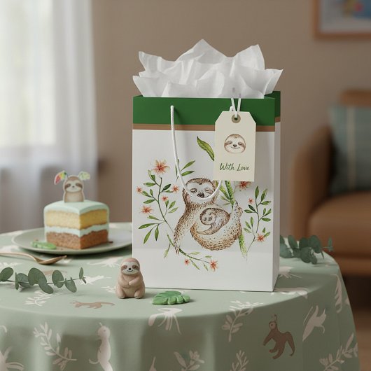 Mama en baby luiaards  middel grote cadeautas