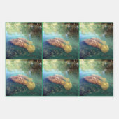 Mama en Baby Manatee - Alle gelegenheden Inpakpapier Vel (Voorkant 3)