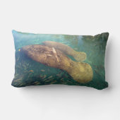 Mama en Baby Manatee Pillow Kussen (Achterkant)