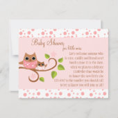 Mama en Baby Owl Kaart (Voorkant)