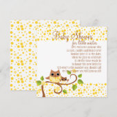 Mama en Baby Owl Kaart (Voorkant / Achterkant)