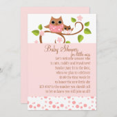 Mama en Baby Owl Kaart (Voorkant / Achterkant)