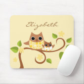 Mama en Baby Owls Muismat (Met muis)