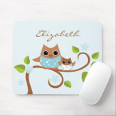 Mama en Baby Owls Muismat (Met muis)
