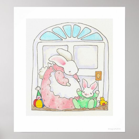 Mama en Baby Print (Voorkant)