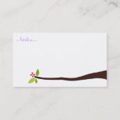 Mama en Baby Uil Kinder Speeldatum Bellen Kaarten (Achterkant)