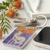 Mama en baby unicorn sleutelhanger (Voorkant Rechts)