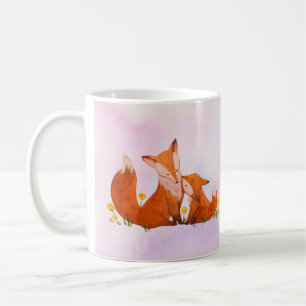 Mama en baby vos koffiemok