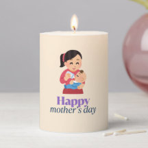 Mama en baby, vrolijke moederdag