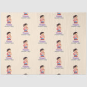 Mama en baby, vrolijke moederdag tissuepapier (Voorkant)