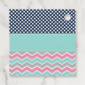 Mama en Baby Whales Baby shower Dank u Cadeau Bedankjes Labels (Achterkant)