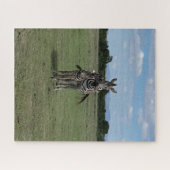 Mama en Baby Zebra Kenia Legpuzzel (Horizontaal)