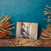 Mama en ik harten gepersonaliseerde foto plaque fotoplaat (Zijkant)