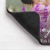 Mama en ik schrijven aangepaste foto muismat (Hoek)