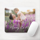Mama en ik schrijven aangepaste foto muismat (Met muis)