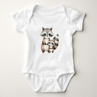 Mama en Ik-Wasbeer Romper