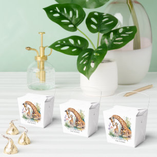 Mama en Ik Waterverf Giraffe Baby Shower Bedankdoosjes