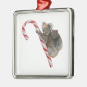 Mama en Joey Koala Kerst Kandijstok Kerstmis Metalen Ornament (Links)