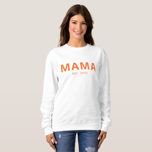 Mama en Mamas Pompoen Herfst Cadeaus Bijpassende O Trui (Voorkant volledig)