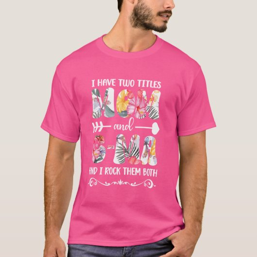 Mama en oma Oma G-Ma Grootmoeder T-shirt (Voorkant)