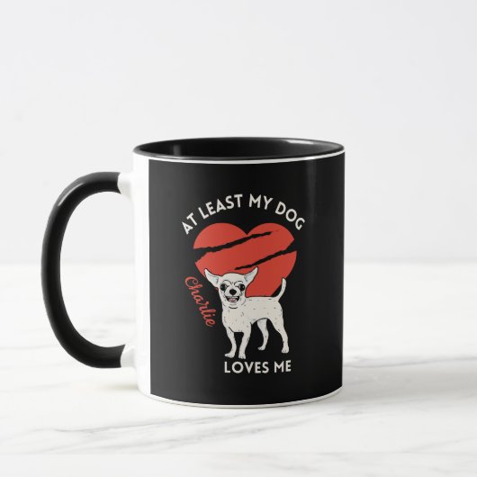 Mama en papa Dog Love Custom Mok (Links)