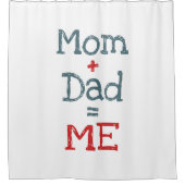 Mama en papa zijn Mij Douchegordijn (Voorkant)