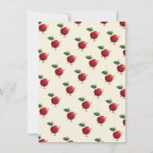 Mama en tweelingjongens Baby Cherry Baby shower Kaart (Achterkant)