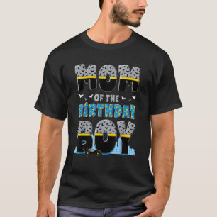Mama en vader van de verjaardag jongen vleermuis f t-shirt