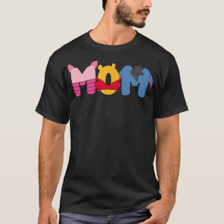 Mama en vader van de verjaardag meisje Beer famili T-shirt