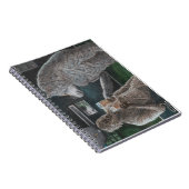 Mama en weerwolf Drink bier Notitieboek (Rechterzijde)