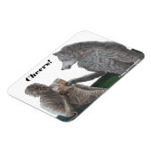 Mama en weerwolf Drink bierfantasiemagnet Magneet (Linkerzijde)