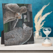 Mama en weerwolf Drink bierkunstfoto plaque Fotoplaat (Zijkant)