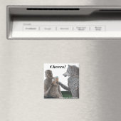 Mama en weerwolf Drink bierproost! Magneet (Insitu (Vaatwasser))