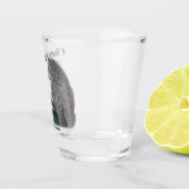 Mama en weerwolf Drink Fantasy Art Shot Glass Glas (Rechts)