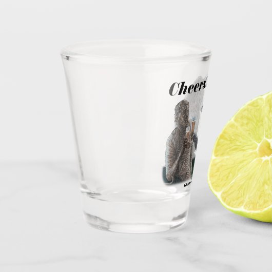 Mama en weerwolf Drink Fantasy Art Shot Glass Shot Glas (Links)