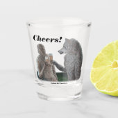 Mama en weerwolf Drink Fantasy Art Shot Glass Shot Glas (Voorkant)