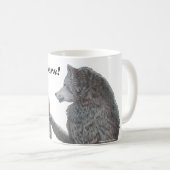 Mama en weerwolf Drink Mok van bierjuichen (Voorkant rechts)