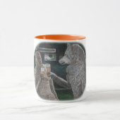 Mama en weerwolf Drink Mok van de Fantasy Art Coff (Midden)