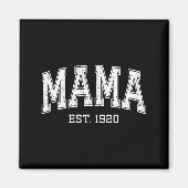 Mama Est 1920 Mom D Mothers Day Ized  Magneet (Voorkant)