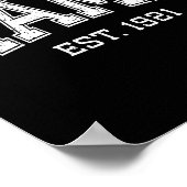 Mama Est 1921 Mom D Mothers Day Ized  Poster (Hoek)