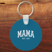 Mama Est 1921 Mom D Mothers Day Ized Sleutelhanger (Voorkant)