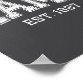 Mama Est 1927 Mom D Mothers Day Ized  Poster (Hoek)