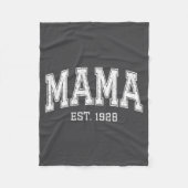 Mama Est 1928 Mom D Mothers Day Ized  Fleece Deken (Voorkant)